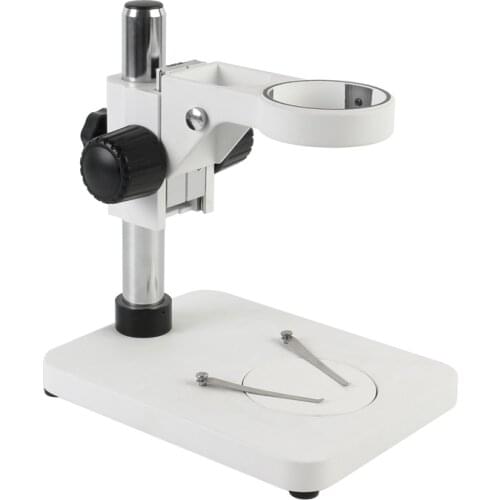 Adjustable 76mm Focus Holder Miroscope Stand 32mm Pillar Table Microscope Support For Trinocular Binocular Stereo Microscope