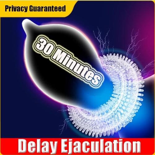 Transparent Prickly Cock Ring Delay Ejaculation Sex Toys for Men Penis Ring Scrotum Rings For Penis Enlargement Enlarger