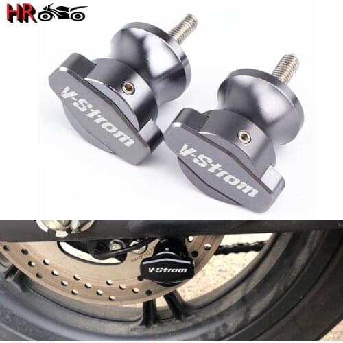 For Suzuki V strom V-STROM 650/XT DL650 Vstrom All Year Motorcycle CNC Swingarm Spools Slider Stands Screws