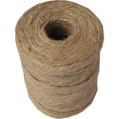 3 Pcs/lot 100m spool 100% natural jute twine ,jute rope, jute thread used in all kind packing