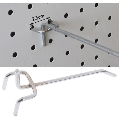 5 pcs Hook Fixing Panel Perforated Wall Storage Garage Workshop 10CM