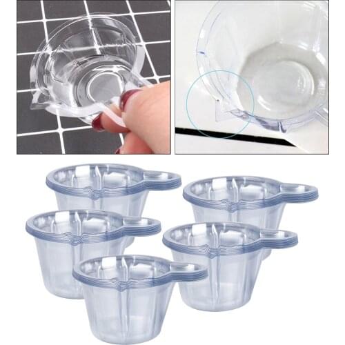 50 Pcs 40ML Disposable Plastic Mixing Cup for DIY Resin Glue UV Epoxy Jewelry Making Tools Dispense Disposables Color Mxing Cup
