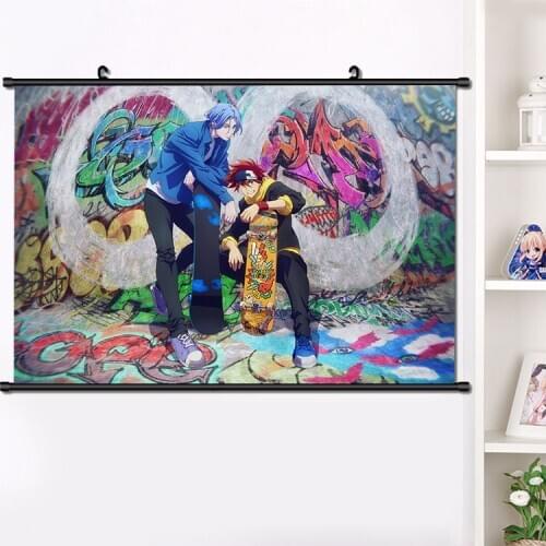 Anime SK8 the Infinity SK EIGHT Reki Kyan Langa Hasegawa Miya Chinen Wall Scroll Poster HD Print Home Decor Collection 40x60cm