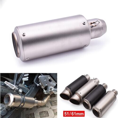 High Quality Motorcycle Exhaust Pipe Carbon Fiber With DB Kille Modified For Honda cb400 CB919 CB190R CB650R CB125R