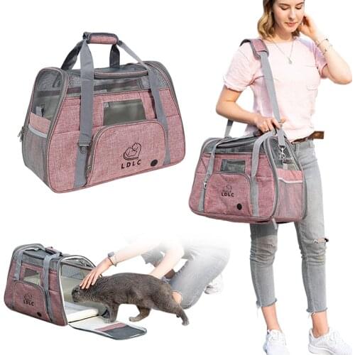 Breathable Pet Cat Dog Handbag Travel Carrier Sling Portable Pets Bag for Small Dogs Puppy Backpack Chihuahua Outdoor Carrying