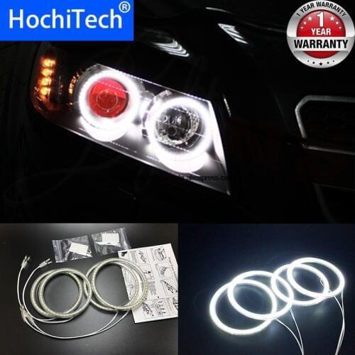 HochiTech for Chevrolet CAPTIVA S3X 2006-2011 Ultra bright SMD white LED angel eyes 2600LM 12V halo ring kit daytime light DRL