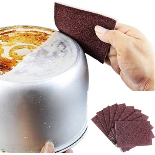 Kitchen Sponge Eraser for Pan Pot Melamine Emery Sponge Carborundum Dish Sponges Kitchen Utensils Household Cleaning Rag Tools