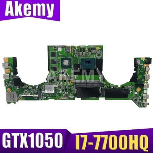 Akemy DABKNMB28A0 Laptop motherboard for ASUS ROG Strix GL703VD GL703V original mainboard I7-7700HQ GTX1050
