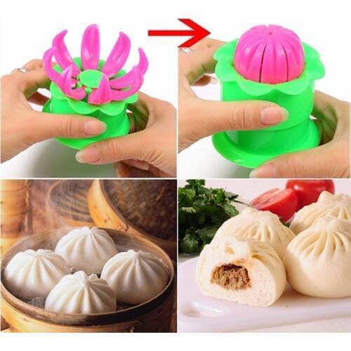 New Pastry Pie Steam Bun Dumpling Maker Mold Mould Diy Tool Steamed Stuffed Bun Kitchen Cooking Tool RANDOM