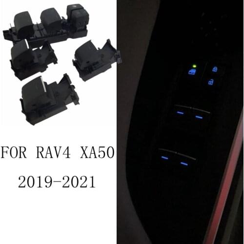 Lighted LED Power Single Window Switch Set for Toyota RAV4 RAV 4 2019 2020 Left Driving Backlight
