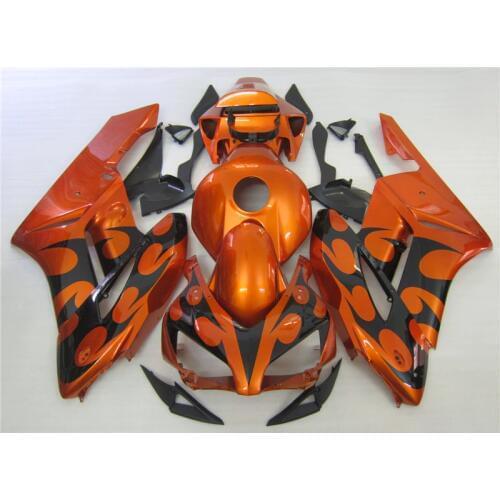 Injection molding plastic fairing kit for Honda CBR1000RR 04 05 burnt orange black fairings set CBR1000RR 2004 2005 OT12