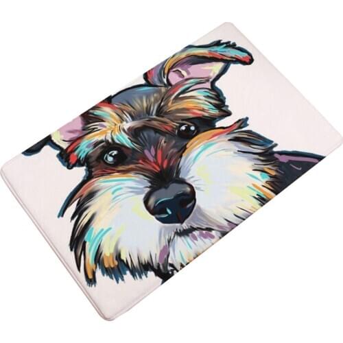 Lovely Pet Dog Hallway Door Mat Entrance Floor Rug Anti-slip Bathroom Carpet Doormat Carpet Laundry Bath Mat Room Decor