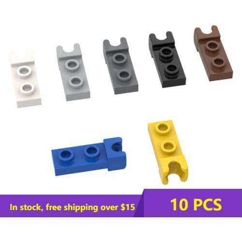 10PCS Bricks Compatible Assembles Particles 14418 1x2 For Building Blocks Parts Classic Brand DIY Educational Parts Toys