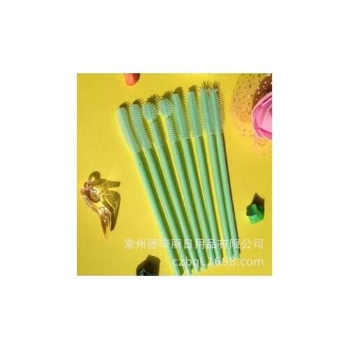 100sets 50pcs/set Makeup Disposable Eyelash Brush Mint Green Mascara Applicator Spoolers Cosmetic Brushes beauty fashion