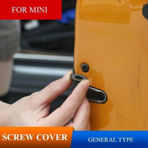2Pcs Door Screws Bolt Protection Cover Anti-rust Sticker Car Styling For BMW MINI Cooper Jcw S Clubman Countryman Accessories