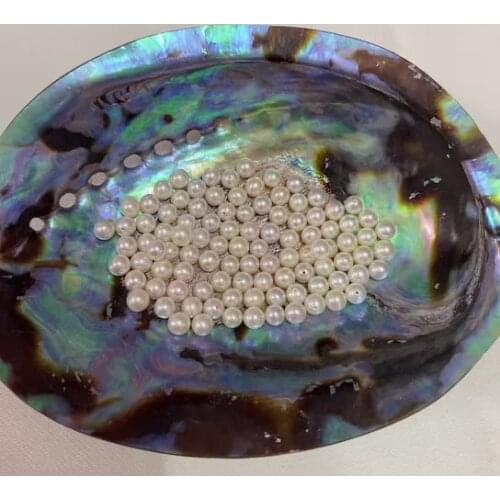 AAA 6-6.5mm Natural White Round freshwater pear beadsl for jewellry making