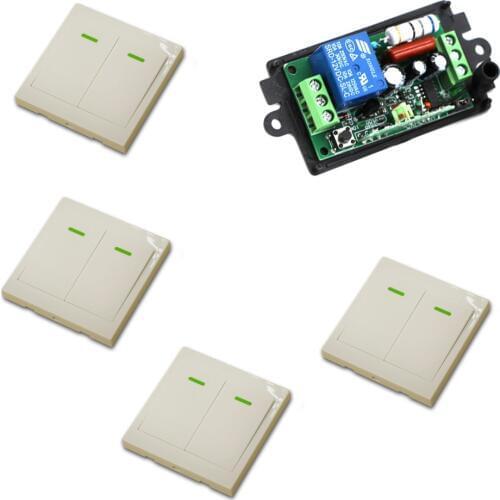 Wireless Remote Control Switch 220V 1CH Wireless Power Relay Radio Light Switch