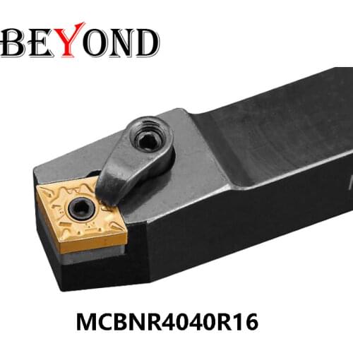 BEYOND 40mm MCBNR MCBNL MCBNR4040R16 MCBNL4040R16 MCBNR4040R19 MCBNL4040R19 Carbide Inserts Bar Lathe Turning Tool Holder