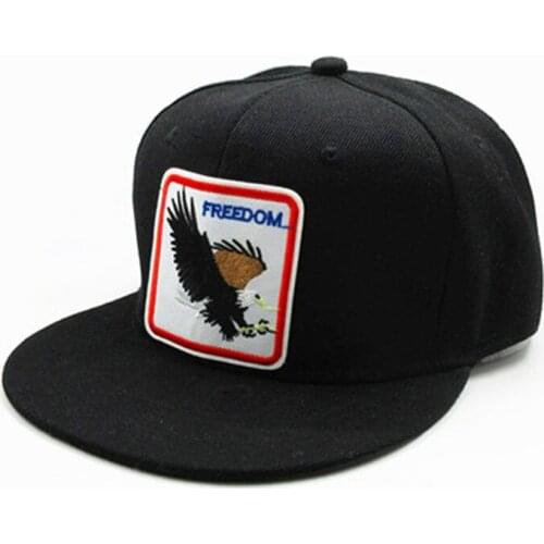 Animal embroidery Baseball Cap hip-hop cap Adjustable Snapback Hats for men and women