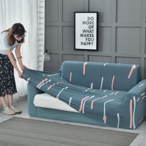 Caravana Pattern Couch Slipcover Stretch Arm Chair Large Sofa All-Inclusive Cover Leather Furniture Protector for L-Seat