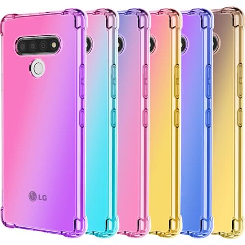For LG Stylo 6 Case,Luxury Shockproof Gradient Silicone Soft TPU Case Ultra Thin Slim Cover for LG Stylo 5 K40 K40S K50S K22 K42