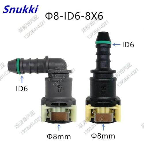 D8 ID6 Fuel line quick connector female connector gasoline filter fuel filter for Peugeot and Citroen 5 pcs a lot