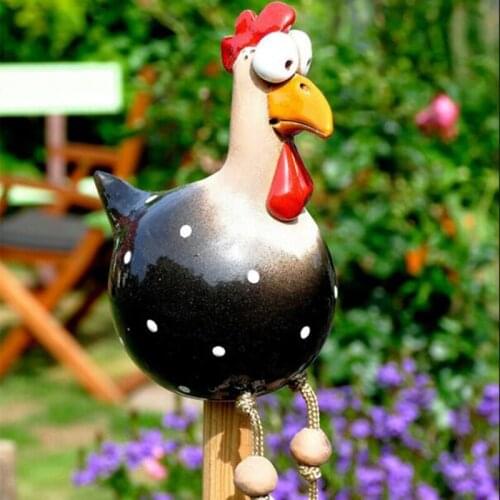 Cute Chick Black A Hen Yard Decor A Easter Decoration A Chicken Yard Art A Lawn Stakes A Gift 1 A New Decoration Crafts