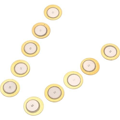 Pack of 10 35mm Piezo Disc Transducer for Guitar Drum Microphone Parts
