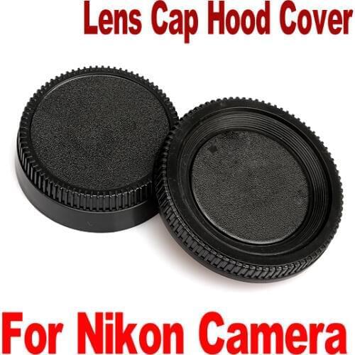 New Professional 58*22mm Camera Plastic Black Body Cover + Rear Lens Caps Cover For All Nikon DSLR Camera