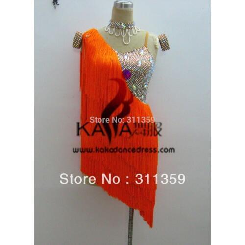 New Arrival, KAKA-L130351, Latin dance wear,tango salsa samba rumba chacha waltz dance suit,girl child latin dance dress