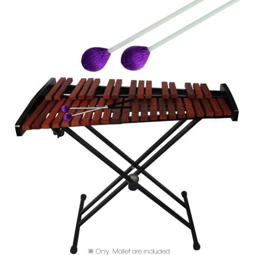 Primary Marimba Stick Mallets Xylophone Glockensplel Mallet with Fiberglass Handle Percussion Instrument Accessories for Amateur