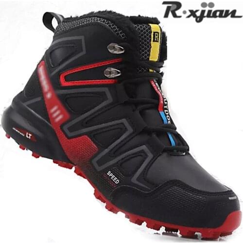 R.XJIAN brand new warm hiking shoes non-slip breathable outdoor sports shoes ski shoes 39-48 size