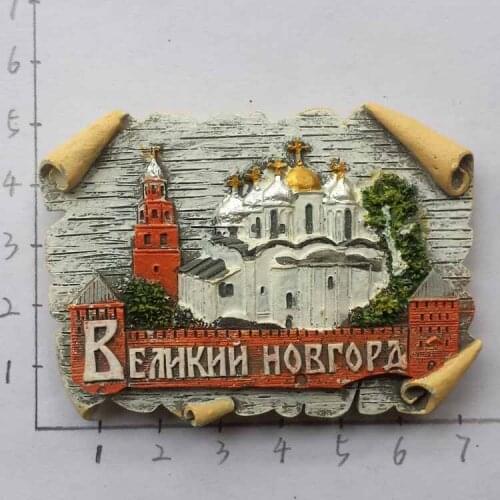 Russian tourism commemorative fridge posted on Moscow Kremlin, Red Square,3D magnetic stickers Fridge Magnets