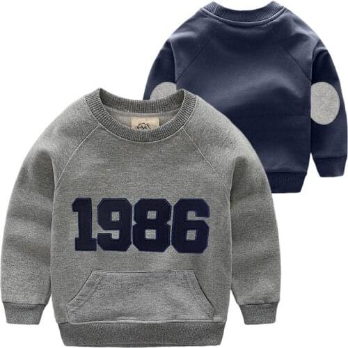 Blue Spring Autumn Tops Boys Sweatshirts Jacket Coat Kids Overcoat Outwear Teenager Children clothes High Quality