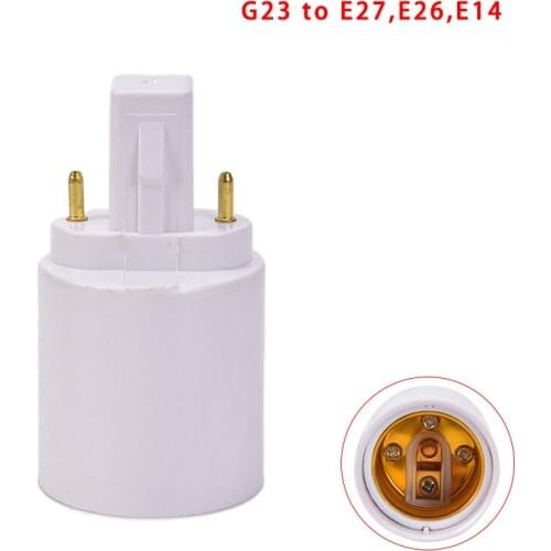 1 Piece G23 To E27 E26 Base Socket Led Halogen Light Bulb Lamp Adapter Holder Converter E27/e26/e14 Conversion