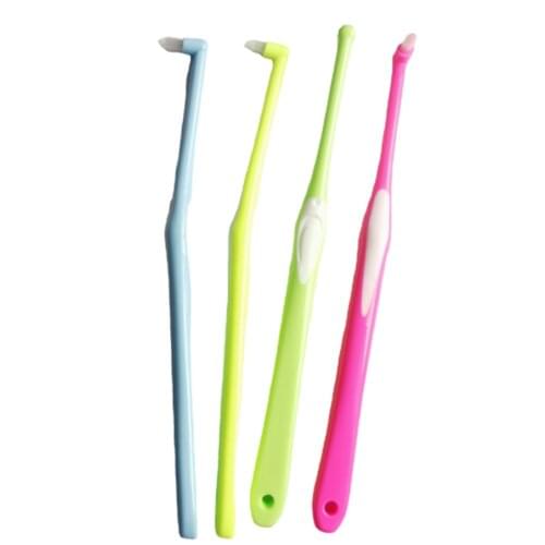 1Pcs Orthodontic Toothbrush Interdental Tooth Brush Small Head Soft Hair Correction Teeth Braces Dental Floss Oral Tooth Care