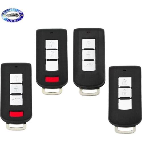 2/3/2+1/3+1/4 Button Smart Remote Car Key Shell Case Fob for Mitsubishi Lancer Outlander