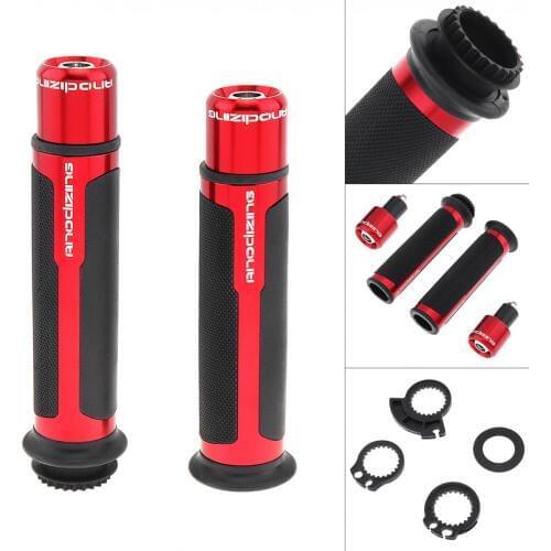2pcs 12CM Anti-skid Motorcycle Handle Grips Ends Handlebar for Suzuki Gsxr 750 Sv 650 600 Gsx Gsr/Honda CBR/Yamaha TMAX 22mm
