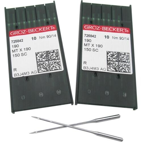 20PCS Groz-Beckert MTX190 Needles Compatible with PFAFF 145 190 545 595 1245 1545