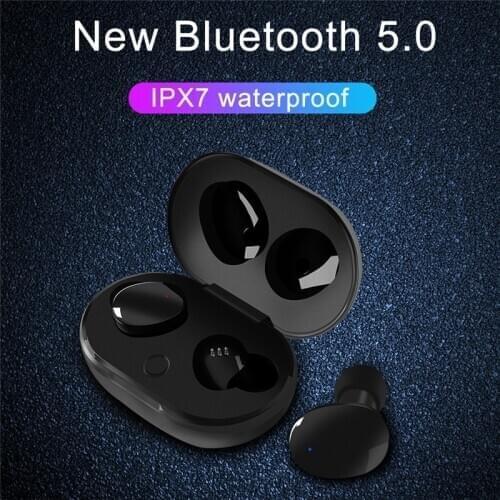 880 TWS Stereo Wireless Earphones IPX7 Waterproof BT5.0 Sports Earbuds HiFi Headphones with Charging Box