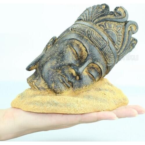Fish Tank Aquarium Decor Resin Buddhist Hand Cartoon Fish House Home Ornaments Aquarium Accessories