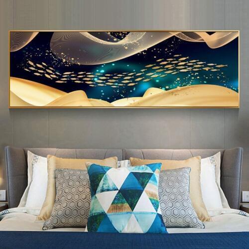 Full square round Golden Fish diy diamond painting pictures of rhinestones abstract diamond embroidery diamond mosaic