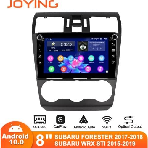 Joying 8inch Android10 Car Radio for Subaru Forester 2017-2018/WRX STi 2015-2019 Navi GPS DSP Carplay SPDIF 5GWIFI DAB DVR OBD