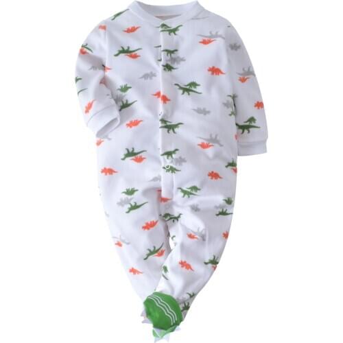 Baby jumpsuit footies winter clothes new born boy girl cloting D09.27