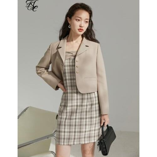 FANSILANEN Women's Long Blazers