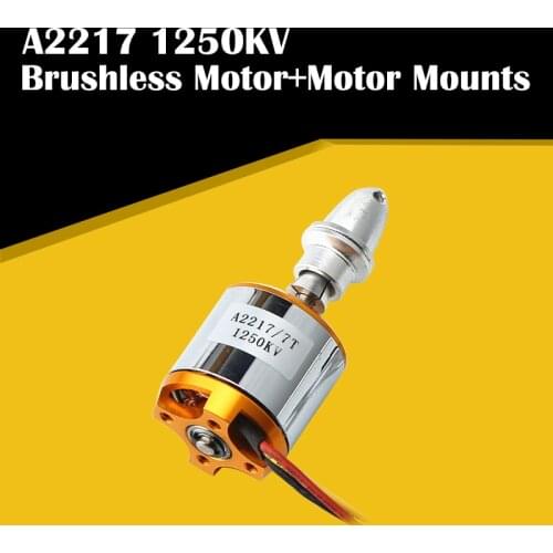 Good Quality New A2217 2217 1250KV Motor Mount Outrunner Brushless Motor for RC Fixed Wing Airplane Multi-copter