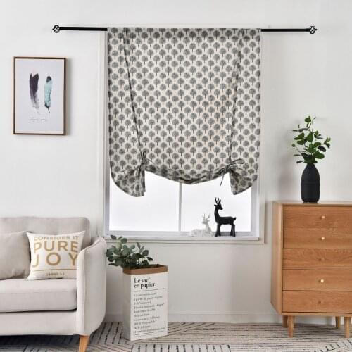 Small Tree Printing Roller Blinds Curtains Blackout Roman Blinds Living Room Bedroom Kitchen Luxury Home Decoration Room