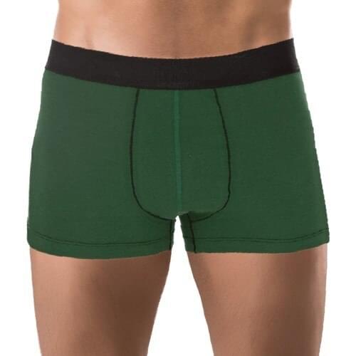 The Frost Green Color Bamboo Men 'S Boxer