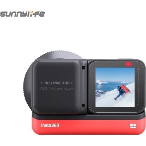 Sunnylife Tempered Glass Film Set Screen Film Leica 1-Inch Wide Angle Lens Film for Insta360 ONE R