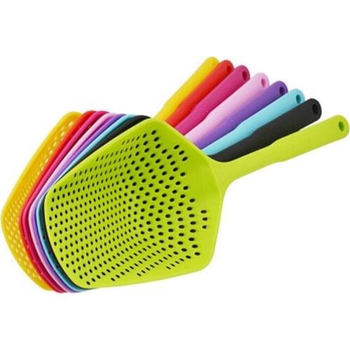 No-stick Plastic Drain Shovel Strainers Water Leaking Shovel Colanders Kitchen Accessories Kitchen Gadget Sets